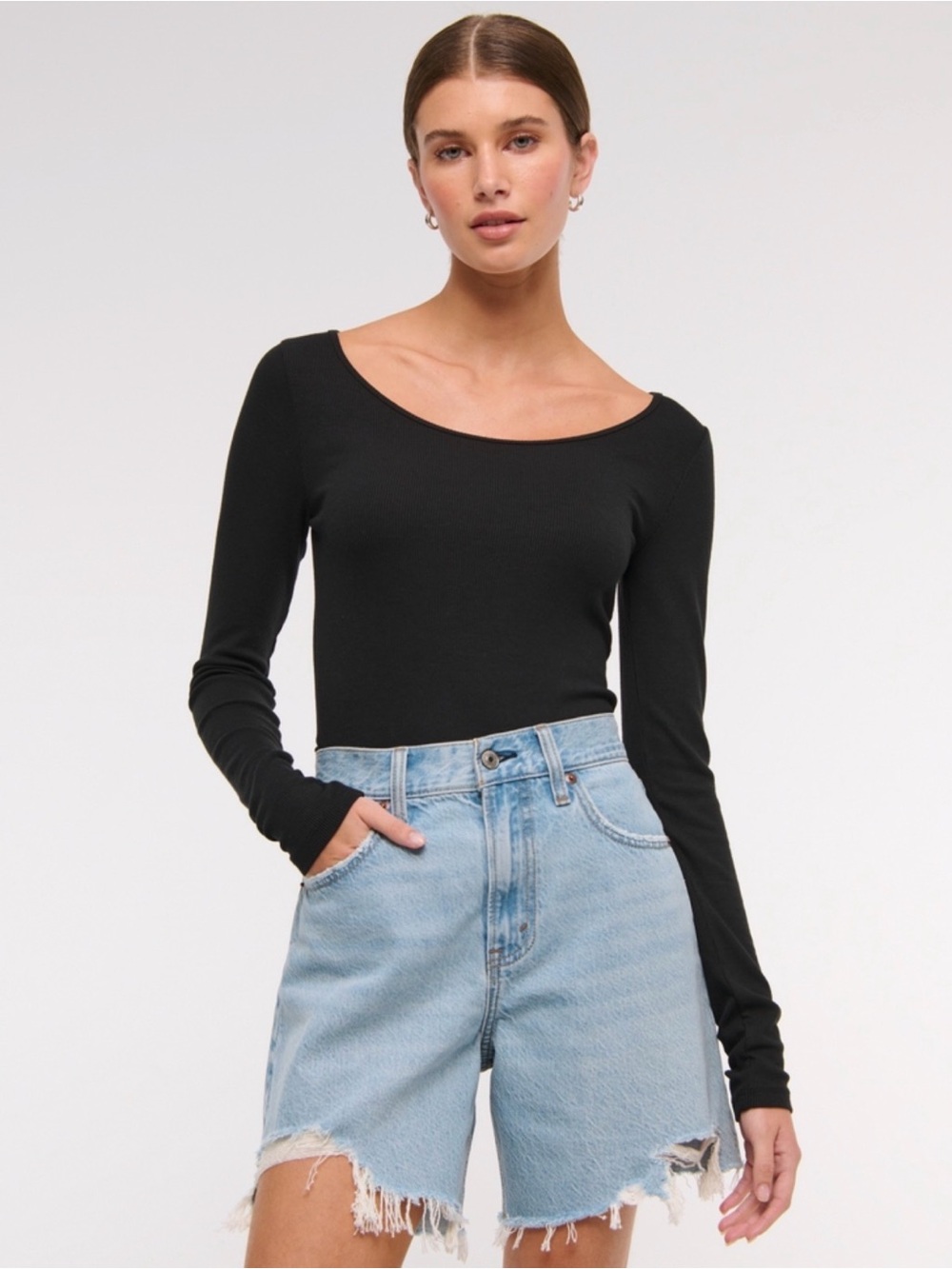 Abercrombie & Fitch High Rise Loose Short Size 29